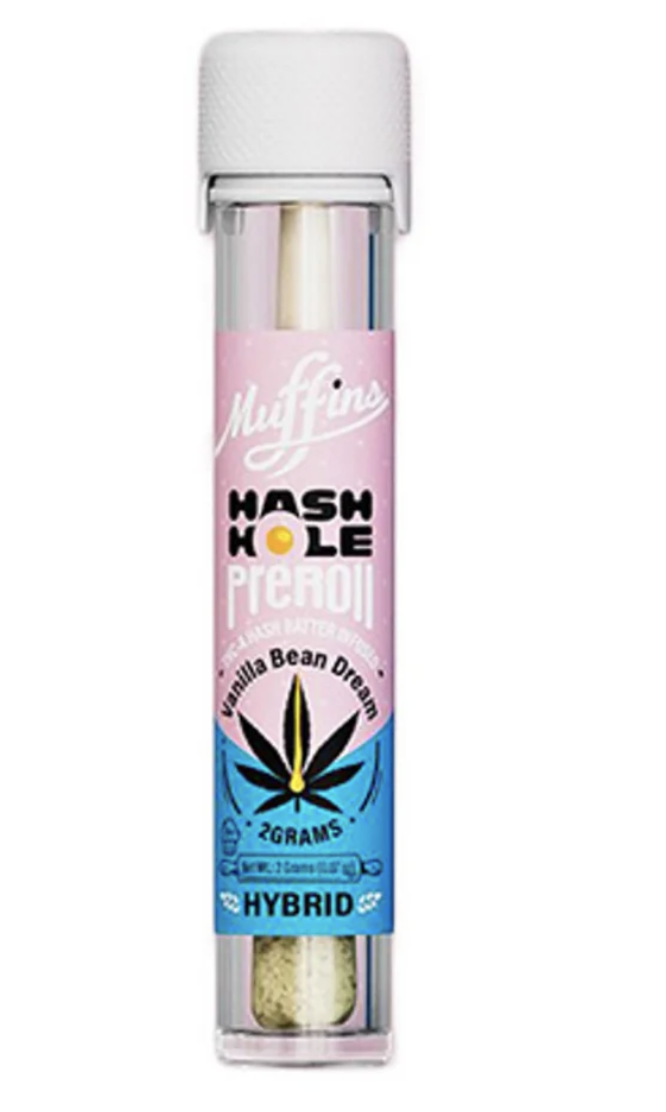 Muffins Hash Hole THCA 2g Pre Rolls | Vanilla Bean Dream (Hybrid)